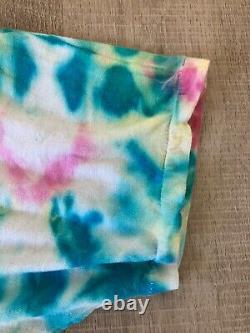 GRATEFUL DEAD RARE VINTAGE 80's TIE DYE DANCING SKELETONS CONCERT SHIRT