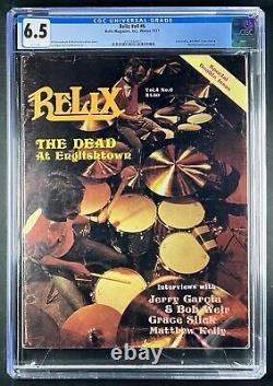 GRATEFUL DEAD. RELIX Magazine. V4 #6 CGC Rock Concert Rare 1st Print BG FD AOR