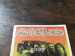 GRATEFUL DEAD Rare 2nd Press Original Concert Poster, New Riders Purple Sage