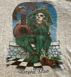 GRATEFUL DEAD SHIRT VINTAGE 1973 Jester Ringer Wake of the Flood LP Rare