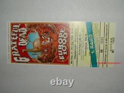 GRATEFUL DEAD Unused 1990 Concert Ticket EUROPE Rick Griffin Graphics RARE 1L