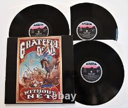 GRATEFUL DEAD WITHOUT A NET LP VINYL N MINT Rare Live Triple Album 1st Press