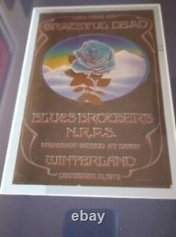 GRATEFUL DEAD Winterland New YearsBlue Rose 1978 Concert Handbill Rare
