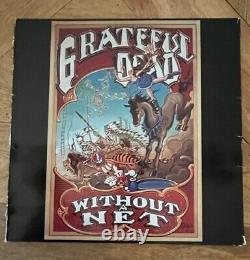 GRATEFUL DEAD Without A Net, Rare, 3 x VINYL, (TESTED VG+)