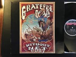 GRATEFUL DEAD Without A Net Triple Vinyl LP & Sleeve Rare