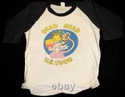 GREATFUL DEAD vintage shirt L, Stanley Mouse Ice Cream Kid Go-To Heaven RARE