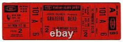 Grateful Dead 10/12/83 NYC NY Madison Square Gardner Rare FULL MSG Ticket