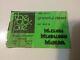 Grateful Dead 1969 Rockpile Toronto Stick On Flyer Used Vg Rare Clean Vtg Htf