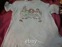 Grateful Dead 1980 Warfield Sf 15 Nit 1 Stich Shirt L Vg Holes Rare Nice Htf Vtg