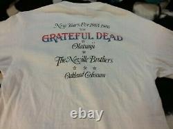Grateful Dead 1985-86 New Year Eve Oakland 1 Stich Shirt M Vg Rare Clean Htf Vtg