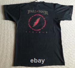 Grateful Dead 1989 FALL TOUR Vintage Shirt Warlocks Hampton Coliseum Miami RARE