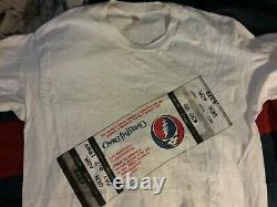 Grateful Dead 1989 Rex Foundation Unworn Shirt L Nmint Rare Clean Vtg Htf