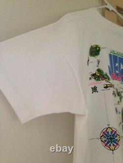 Grateful Dead 1990 GDM JERRY GARCIA BAND Hawaii Vintage Shirt Rare XL Reonegro
