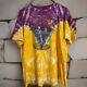 Grateful Dead 1990 Gdm Vintage Shirt Steal Your Face Waterfall Rose Rare Brockum