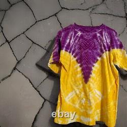 Grateful Dead 1990 GDM Vintage Shirt Steal Your Face Waterfall Rose RARE Brockum