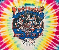 Grateful Dead 1991 Spring Tour Las Vegas Shirt XL Vintage Rare Jerry Garcia