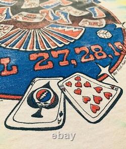 Grateful Dead 1991 Spring Tour Las Vegas Shirt XL Vintage Rare Jerry Garcia