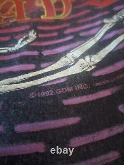 Grateful Dead 1992 Collectors Spiral Skeletons T-shirt Size XL Vintage 90s Rare