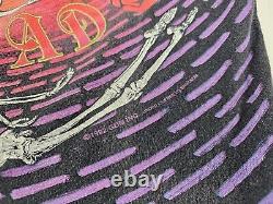 Grateful Dead 1992 Collectors Spiral Skeletons T-shirt Size XL Vintage 90s Rare