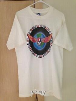 Grateful Dead 1992 GDM Steal Your Face Space Vintage Shirt LIQUID BLUE Rare NWOT