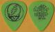 Grateful Dead 1992 Tour Steal Your Face Logo Black On Green Rare Guitar Pick