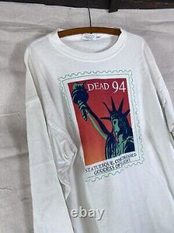 Grateful Dead 1994 New York City Madison Square Garden Long Sleeve T Shirt Rare