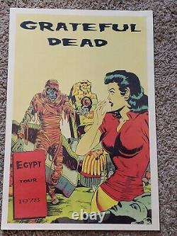 Grateful Dead 2nd Printing 1978? Egypt Tour 1978? Rare Piece and Excellent Cond