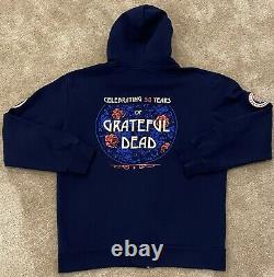 Grateful Dead 50th Anniv Fare Thee Well Hoodie Size L Officially Licensed RARE