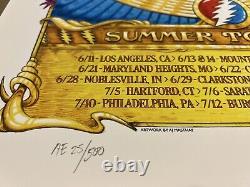 Grateful Dead And Company Rare Ap Autographed Summer Tour 2022 Poster #25/500