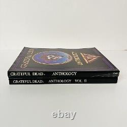 Grateful Dead Anthology Vol 1 & 2 Book Paperback Lot RARE Music Rock Songbook