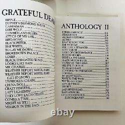 Grateful Dead Anthology Vol 1 & 2 Book Paperback Lot RARE Music Rock Songbook