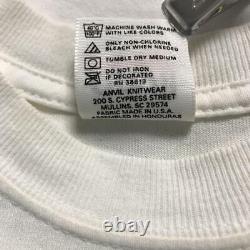 Grateful Dead Anvil 90s T-Shirt White Bears USA Made Cotton Size M Used Rare Wo