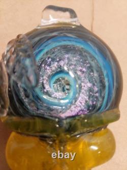 Grateful Dead Art Glass Infinity Pendant Very Rare No Chips Very Nice unbranded