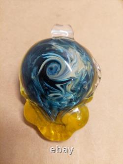 Grateful Dead Art Glass Infinity Pendant Very Rare No Chips Very Nice unbranded