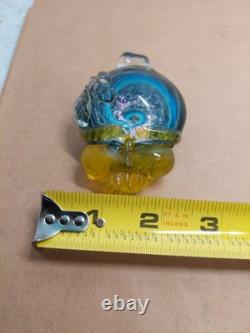 Grateful Dead Art Glass Infinity Pendant Very Rare No Chips Very Nice unbranded