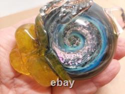 Grateful Dead Art Glass Infinity Pendant Very Rare No Chips Very Nice unbranded
