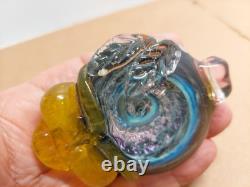 Grateful Dead Art Glass Infinity Pendant Very Rare No Chips Very Nice unbranded