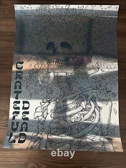 Grateful Dead Art Print Poster By Max Wesoloski RARE MIRROR FOIL 1/1 Garcia