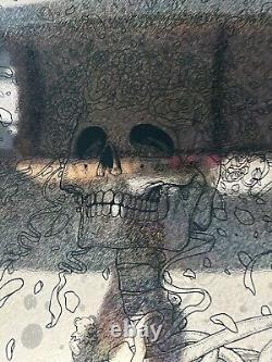 Grateful Dead Art Print Poster By Max Wesoloski RARE MIRROR FOIL 1/1 Garcia