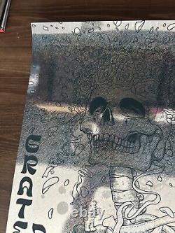 Grateful Dead Art Print Poster By Max Wesoloski RARE MIRROR FOIL 1/1 Garcia