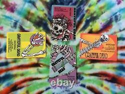 Grateful Dead Backstage Pass Puzzle 1990 Guitar Skeleton Last Brent Shows RaRe