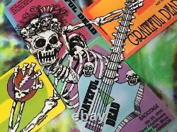 Grateful Dead Backstage Pass Puzzle 1990 Guitar Skeleton Last Brent Shows RaRe