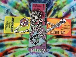 Grateful Dead Backstage Pass Puzzle 1990 Guitar Skeleton Last Brent Shows RaRe