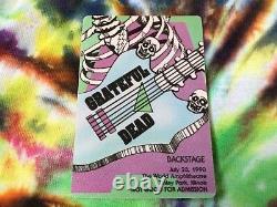 Grateful Dead Backstage Pass Puzzle 1990 Guitar Skeleton Last Brent Shows RaRe