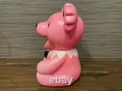 Grateful Dead Bear Piggy Bank Vintage H 25cm W 14cm D 15cm Color Pink Rare