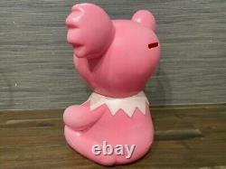 Grateful Dead Bear Piggy Bank Vintage H 25cm W 14cm D 15cm Color Pink Rare