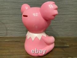 Grateful Dead Bear Piggy Bank Vintage H 25cm W 14cm D 15cm Color Pink Rare