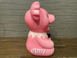 Grateful Dead Bear Piggy Bank Vintage H 25cm W 14cm D 15cm Color Pink Rare