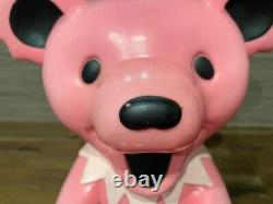 Grateful Dead Bear Piggy Bank Vintage H 25cm W 14cm D 15cm Color Pink Rare