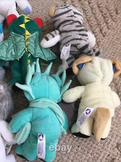 Grateful Dead Bear Plush Liquid Blue Lot Of 9 rare hard to find all with tags